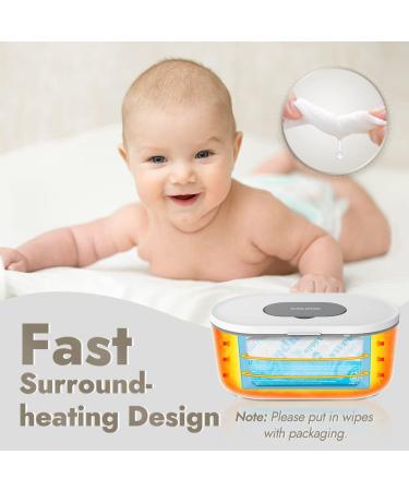 Baby Wipe Warmer & Wet Wipes Dispenser | Surround-Heating Technology | Large Capacity - Buy Online on GoSupps.com