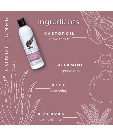 Hydrating Conditioner for All Hair Types | Silicone-Free Gluten-Free Cruelty-Free | 8oz with Rice Bran Proteins | Fragrance-Free - Buy Online on GoSupps.com