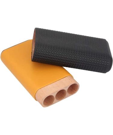 Travel Cigar Humidor Portable Cigar Case Leather Cigar Case Cigar Storage Box for Travel Business Packed with Nice Gift Box - Buy Online on GoSupps.com