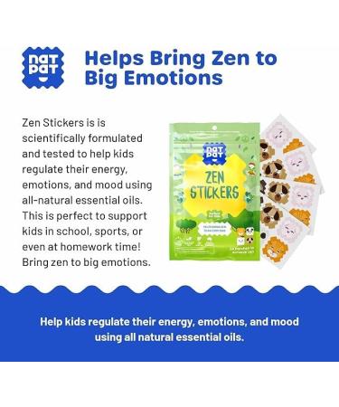 Dual Pack of NATPAT Stickers - 24 Sleepy Patch Sleep Promoting Stickers & 24 Zen Patch Mood Calming Stickers - 48 Total. - Buy Online on GoSupps.com