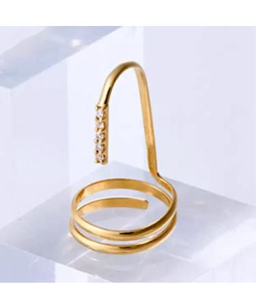 Fashion Fingernail Rings: Decorative Nail Jewelry for Women - Electroplated Copper Nail Art Accessories - Buy Online on GoSupps.com