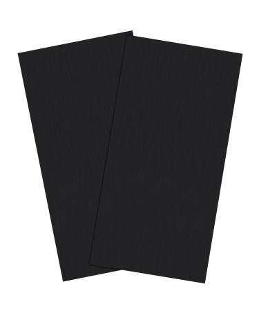 2Pack Anodized Aluminum Sheet 6 x 12 x 1/16(0.06) Inch Black Anodized Aluminum Metal Plates Engraving Blanks for Laser Engraving DIY 1.5MM Thin Decorative Aluminum Metal Sheets for Crafting 6x12x1/16 Black 2