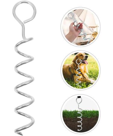 Didiseaon Dog Pegs for Outside Dogs - Durable Spiral Drill Earth Anchor Perfect for Camping Travel and Pet Leash Anchorage - Buy Online on GoSupps.com