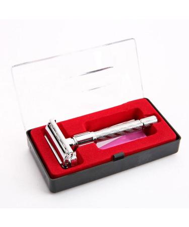 Milageto Double Edge Safety Razor with Long Handle - Ultimate Classic Shaving Experience for Men & Women | International Shipping Available - Buy Online on GoSupps.com