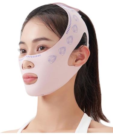 JhialG Reusable V-Face Bandage Shaper - Weight Loss Chin Lift & Double-Face Sleeping Mask for Women - Buy Online on GoSupps.com