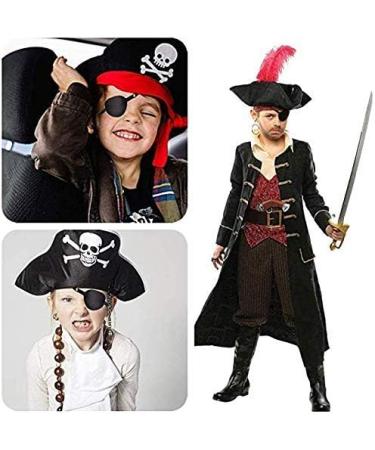 DNHCLL Black Eye Patch - Soft & Comfortable Pirate Eye Mask for Amblyopia, Lazy Eye - Adjustable Buckle - Adults & Kids - Buy Online on GoSupps.com