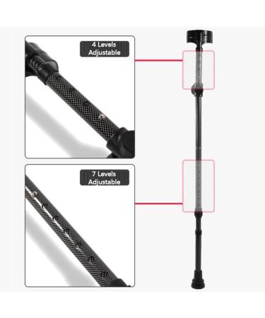 Folding Forearm Crutches Adjustable Crutches for Adults Spring Shock Absorption System Medical Mobile Auxiliary Accessories for Elderly Handicapped & Disabled Users Anniversary Lucky Star - Buy Online on GoSupps.com