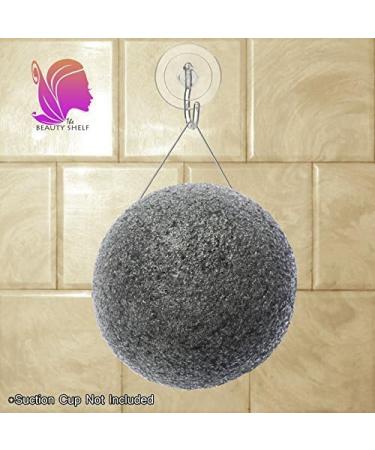 Switty Konjac Sponge 3 Pack - Activated Bamboo Charcoal for Cleansing & Peeling | Best Beauty Tool for Radiant Skin - Buy Online on GoSupps.com