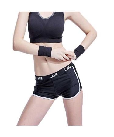 Compression Wrist Brace Sleeves 1 Pairs Compression Wrist for Men and Women 20-30mmHg Grade Compression Wrist Support Band for Sprains Pain Relief (Black Medium) Medium Black