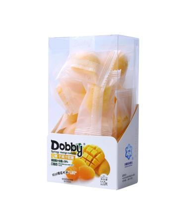 Fruit Flavored Gummies Fruit Juice Toffee Chinese Snack Gift Pack Ready To Eat Fruit Candy Gummies Healthy and Nutritious Snacks Casual and Delicious Dessert Candies (Mango flavor110g 2bag) Mango flavor110g 2bag