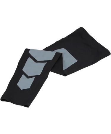Zerone Compression Calf Sleeves - Unisex Elastic Anti-Slip Support Brace for Shin Splints, Leg Pain Relief, Running - Black - Buy Online on GoSupps.com