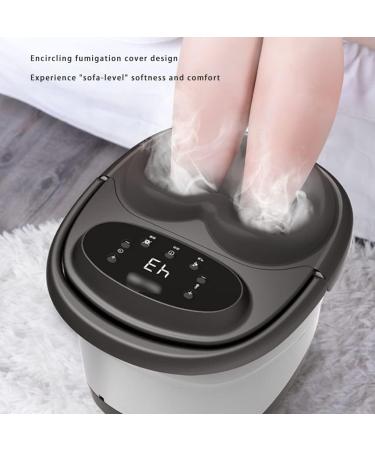 ESHINEDE Foot Spa Bath Massager with Heat 8 Motorized Roller Massage Feet Shiatsu Pedicure Spa Frequency Conversion Adjustable Time and Temperature LED Display - Buy Online on GoSupps.com