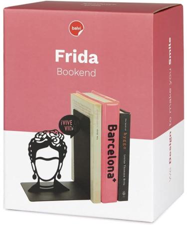 Buy Balvi Frida Bookend - Black Decorative Figure 17 cm | Stylish Iron Book Holder for International Shipping - Buy Online on GoSupps.com