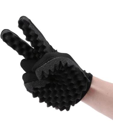 dijiusidy Curly Hair Barber Gloves Sponge Waves Twists Dreads Portable Home Dorm Hairdressing Twisting for Artists Beginner - Buy Online on GoSupps.com