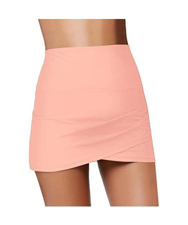 Bathing shorts swimming trousers UV protection beach pants short leggings long swimming trunks large sizes beach shorts swimming shorts Elegant single-colored beach rock women bikini red m