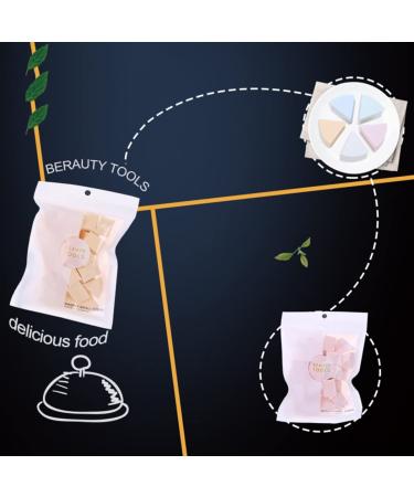 Buy Angoily Makeup Puff Wedge - Bulk Cosmetic Blender Sponge for Foundation & Cleansing | Triangle Powder Puff - Ideal for Loose Powder - 8.3x8.3x10CM - Buy Online on GoSupps.com