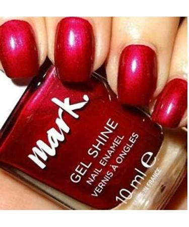 Mark Gel Shine Nail Enamel Red Velvet by Avon
