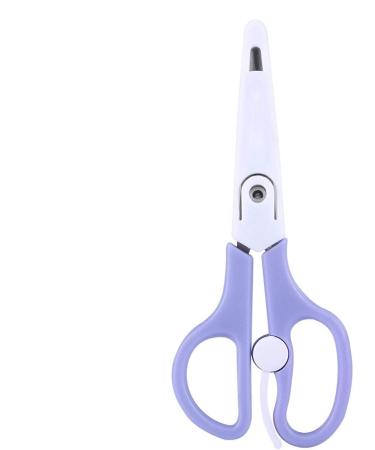 Baby Food Scissors Portable Stainless Steel Scissor Children Safety Food Cutter with Cover for Baby Infant Complementary Food(Purple) - Buy Online on GoSupps.com