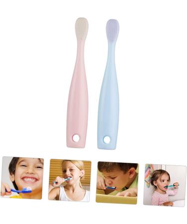 Tovinanna 4-Piece Manual Soft Toothbrush Set for Kids | Infant & Toddler Cleaning | Tongue Cleaner & Bath Essentials - Buy Online on GoSupps.com