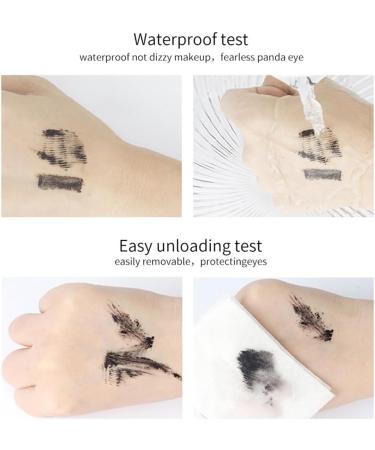 KlsyChry 4D Silk Fiber Lash Mascara Eye Makeup Gorgeous Pearl Diamond Mascara Thicker and Longer Voluminous Eyelashes Natural Waterproof Smudge Resistant No Tangles Adds Length Depth and Glamor - Buy Online on GoSupps.com