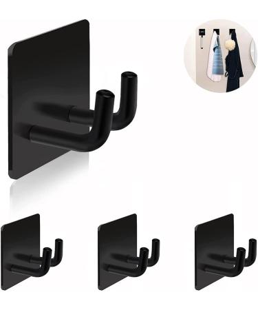 Ycagrain 6 Pack Adhesive Hooks - Rustproof Sticky Hangers for Bathroom & Kitchen - Sleek Silver Wall Hooks - Buy Online on GoSupps.com