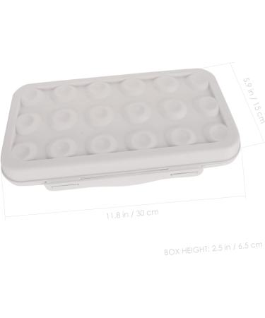 Zerodeko Egg Storage Box Drawers Food Tray Dispenser Egg Cartons Plastic Egg Holder Dog Duck Eggs re-usable - Buy Online on GoSupps.com