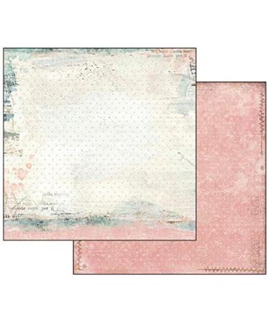 Stamperia International KFT Paper Pad 12x12 10pk Dream Pink Blue - 12x12-Inch Pink Blue Design - Buy Online on GoSupps.com