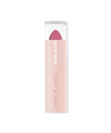 Wet n Wild Rich Satin Lip Colour, Long-Lasting Lipstick with Satin Finish, Non-Drying, Moisturizing and Richly Pigmented Formula with Velvety Texture, One in a Milli-Melon