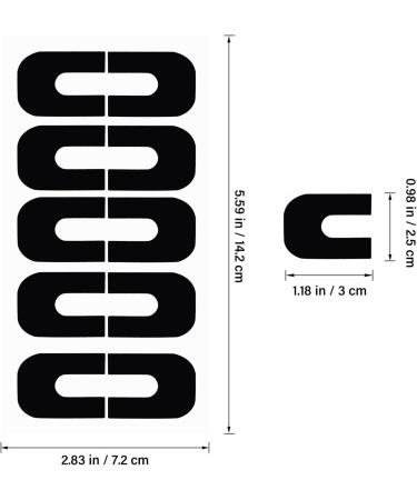 minkissy 100 Sheets Nail Protector Stickers Nail Protectors Nail Protector Cover Nail Protectors For Gel Polish Fingers - Buy Online on GoSupps.com