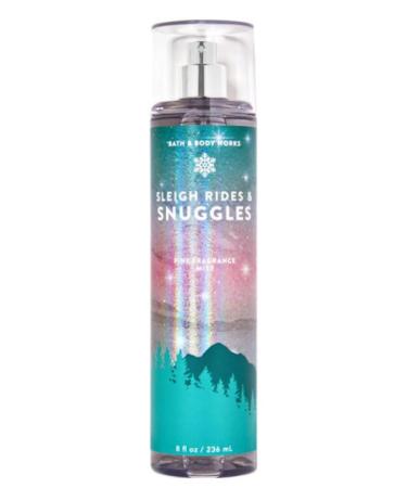 Bath & Body Works Fine Fragrance Body Spray Mist 8 fl oz / 236 mL (Sleigh Rides & Snuggles)