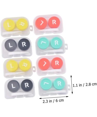 GATUIDA 24-Pack Colored Contact Lens Containers - Practical Case & Holder for Eye Care | International Shipping Available - Buy Online on GoSupps.com