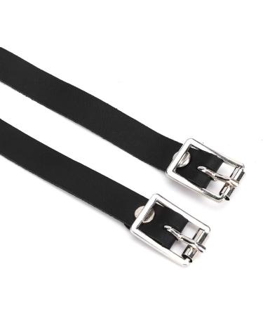 GOTOTOP Spur Leathers 1 Pair 50cm Lengthen Kids Spur Leathers Riding Straps with Stainless Steel Buckle Horse Tool Accessories - Buy Online on GoSupps.com