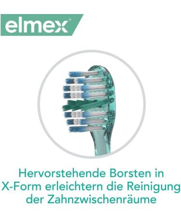 Elmex Sensitive Professional Toothbrush Double Pack - 2 pcs | Optimal Care for Sensitive Teeth | International Shipping Available - Buy Online on GoSupps.com