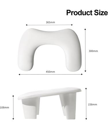 Inclined Manicure Hand Pillow Nail Hand Rest with Removable Stand Multifunctional Hand Pillow-Ergonomic Design for Manicure Home and Salon - Buy Online on GoSupps.com