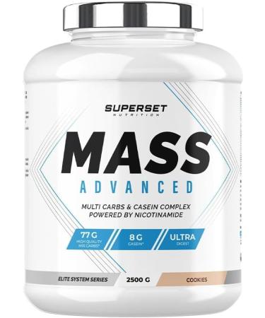 Superset Nutrition | Advanced Mass Gain Program - Mass Advanced 2.5 kg Cookies - Creatine Hardcore 1.5 kg Orange | Gain muscle mass and volume in just 4 weeks - Buy Online on GoSupps.com