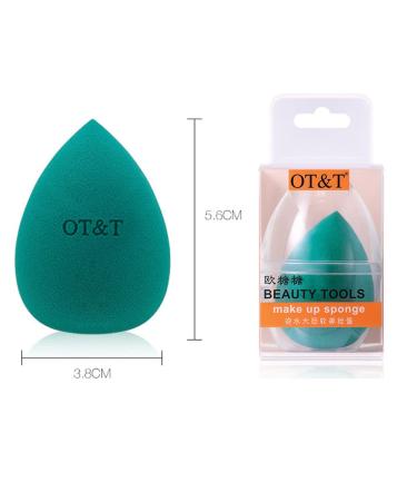 Premium Makeup Sponges for Dry & Wet Use - Foundation Cream & Powder Applicator - Drop-Shaped Puff with Storage Box - Available in 2 Colors - Buy Online on GoSupps.com