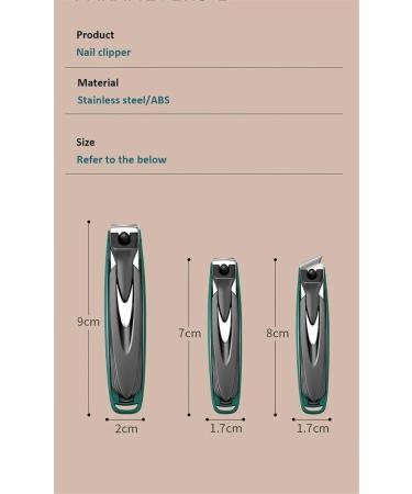 Colored Nail Clippers Splash Resistant Nail Clipper Design Stainless Steel Nail Clipper Tools (Color : Red (Large)) - Buy Online on GoSupps.com