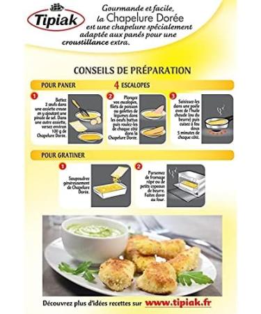 TIPIAK - Golden Breadcrumbs 250G - Pack of 4 - Buy Online on GoSupps.com