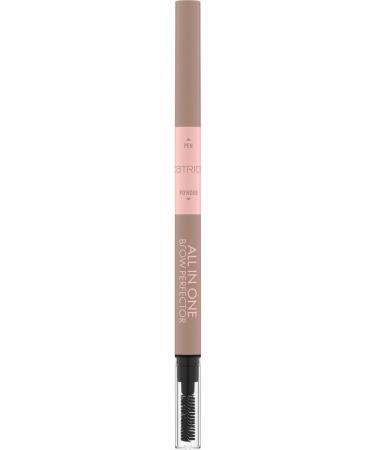 Catrice All In One Brow Perfector No. 010 Brown Eyebrow Pencil Long-Lasting Covering Defining Natural Vegan No Microplastic Particles No Nanoparticles No Fragrance 1 Pack - Buy Online on GoSupps.com