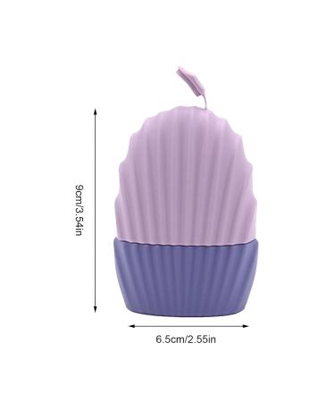 Facial Ice Mold & Roller - Silicone Ice Massager for Eye Puffiness Relief & Skin Care - Reusable Face Cooling Tool in Purple - Buy Online on GoSupps.com