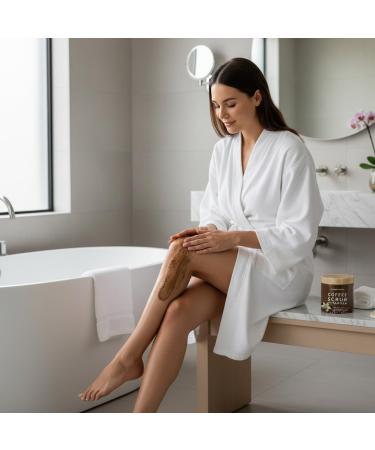 My Beauty Spot Coffee Scrub with Vanilla Dry Exfoliating Body Scrub & Face for Smooth Glowing Skin Deep Cleansing Body Exfoliator for Women Mix with Shower Gel or Water Coffee Body Scrub 10 oz - Buy Online on GoSupps.com