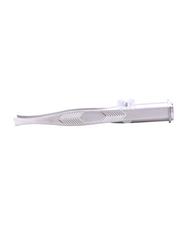 Eduuyvee Stainless Steel Eyelash & Eyebrow Tweezers with LED Light | Precision Beauty Tool for Flawless Grooming | International Shipping Available - Buy Online on GoSupps.com