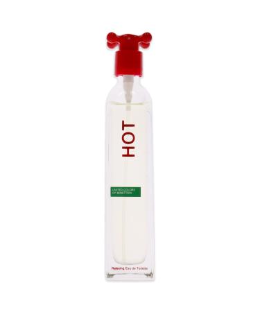 Hot by United Colors of Benetton for Women - 3.3 Ounce EDT Spray Edt Spray 3.3 Oz 3.3 Fl Oz (Pack of 1)