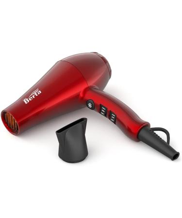 BERTA 1875W Professional Hair Dryer - Negative Ions Ceramic & Far Infrared 2 Speeds 3 Settings Ideal for All Hair Types - Buy Online on GoSupps.com