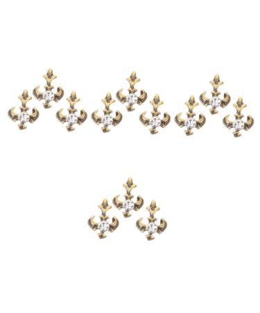 PACKOVE Tooth Gems Kit 12 Pcs Retro Retro Decor Grills for Your Teeth Accessories European and American Dental Tooth Jewels