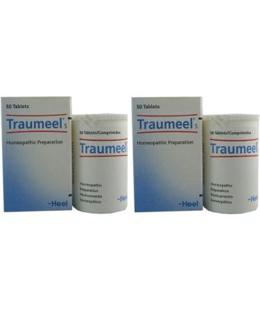 2 Bottles Traumeel S Homeopathic Anti-Inflammatory Pain Relief Analgesic 100 Tablet by Traumeel