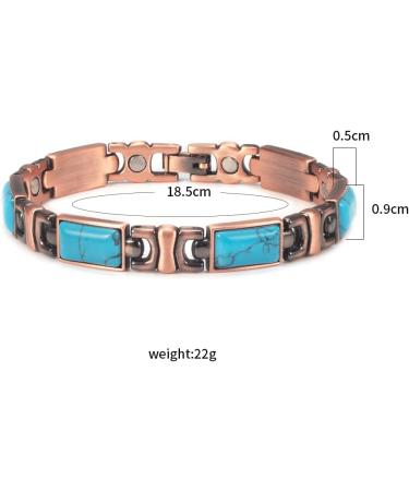 Enercoppex Copper Bracelets for Arthritis & Joints | Pure Magnetic Therapy Jewelry for Pain Relief (COB-0167) - Buy Online on GoSupps.com