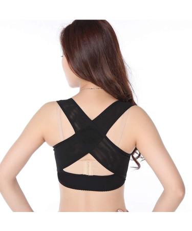 Back Posture Corrector For Women Light And Breathable Correct Belt Chest Brace Up For Women And Girls (Color : Black Size : L) favorite gift lofty ambition