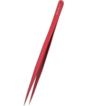 Buy Portable Corrosion Resistant Antimagnetic Soldering Tweezers for Mobile Phones & Watches - Optimal Wire Repair Tool (Red) - Buy Online on GoSupps.com