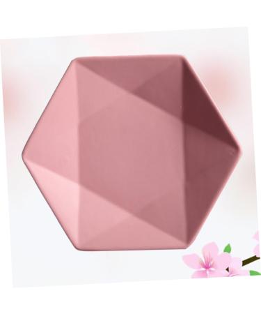 Zerodeko Porcelain Dish Round Serving Dish Service Plate Ceramic Steak Dish Lunch Bucks Ceramic Steak Plate Appetizer Plate Serving Platters Kitchen Appliance Plates Dessert Platters medium Pink - Buy Online on GoSupps.com